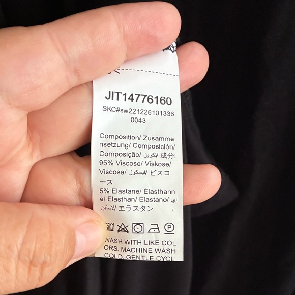 🆕ROMWE Black Contrast Mesh Lace Up Front Split Thigh Cami Dress L🆕 - Picture 12 of 14